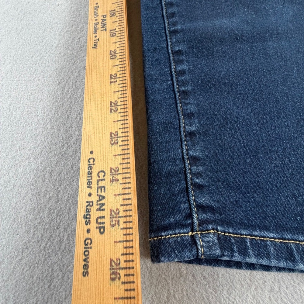 GUESS Los Angeles Men's Jeans 31x28 Blue Slim‎ Skinny Stretch Denim Tapered Y2K - Picture 12 of 16